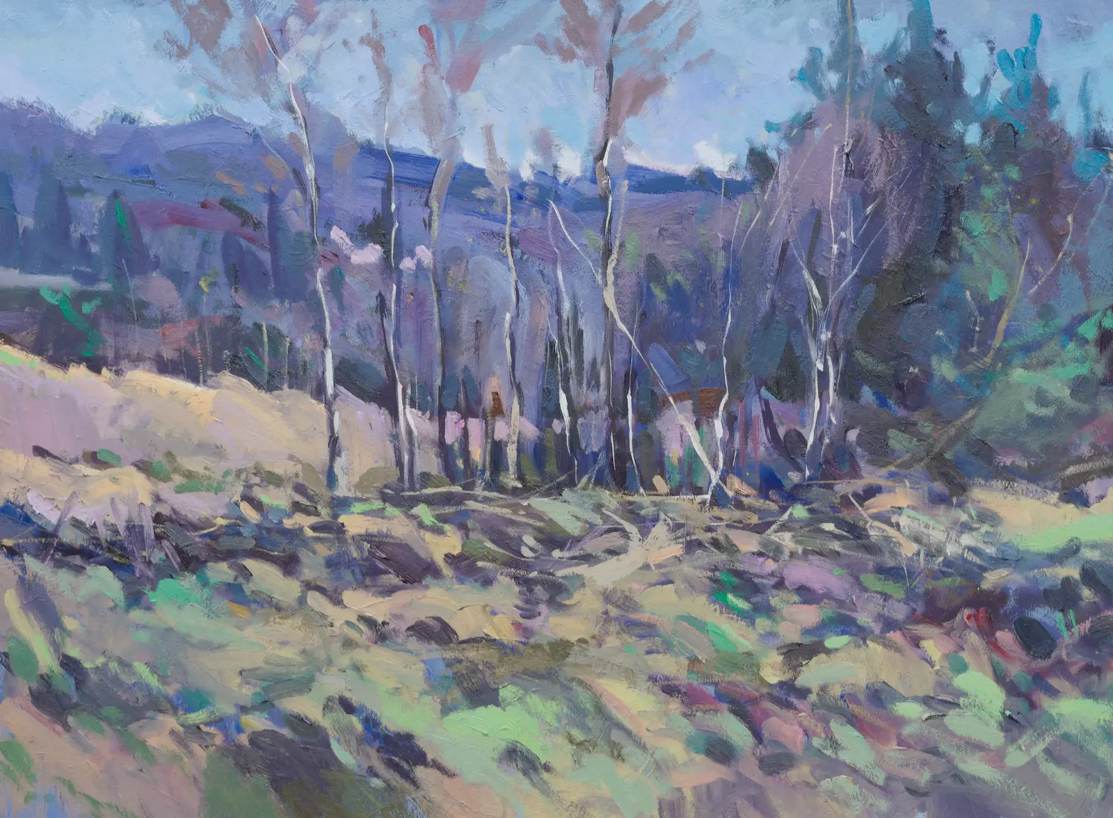 Last standing, painting by Szabolcs Brezovsky