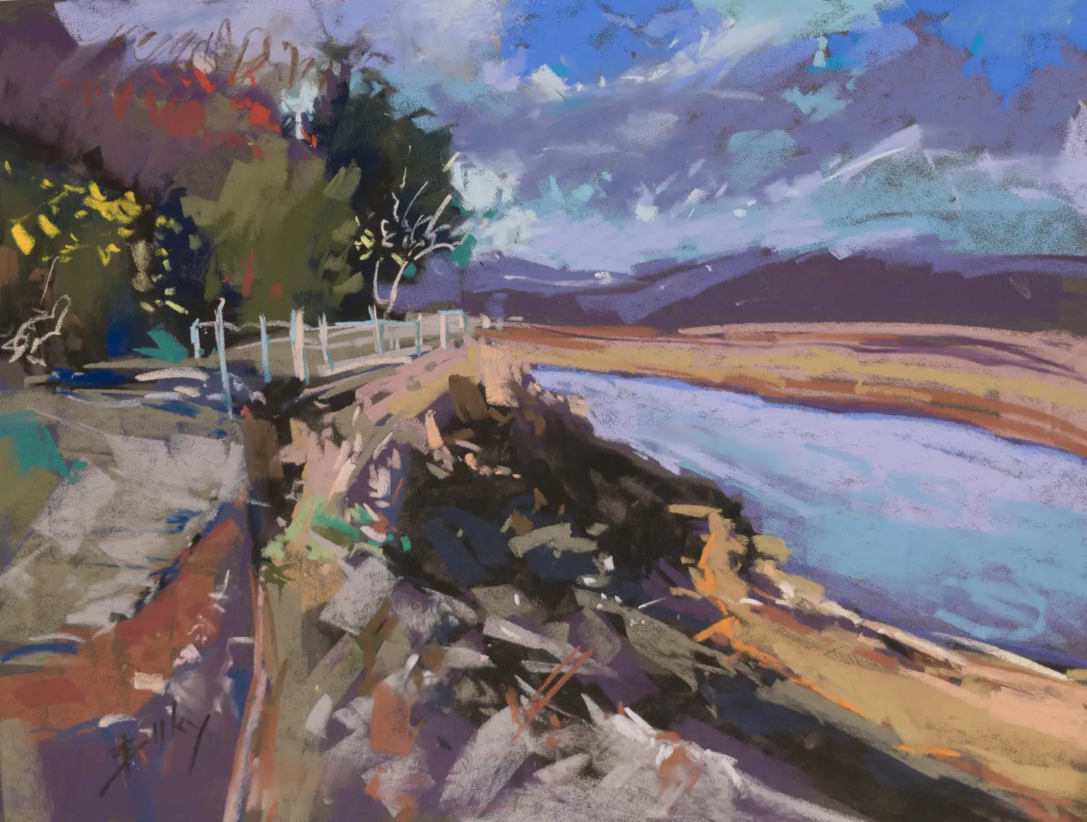 Portmeirion Low Tide, Pastel by Szabolcs Brezovsky