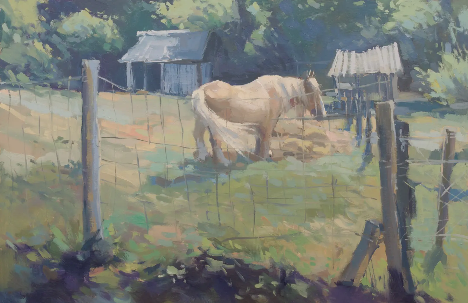 Rest, painting by Szabolcs Brezovsky